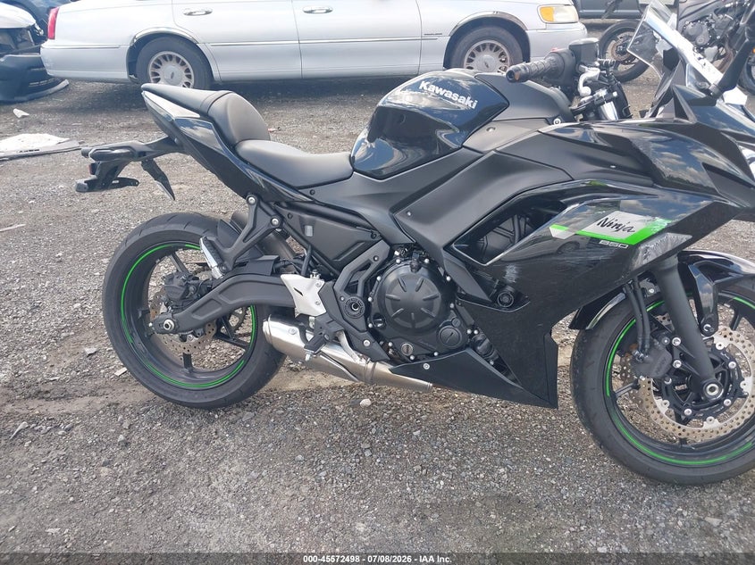 2025 Kawasaki Ex650 R VIN: ML5EXER16SDAF4093 Lot: 45572498