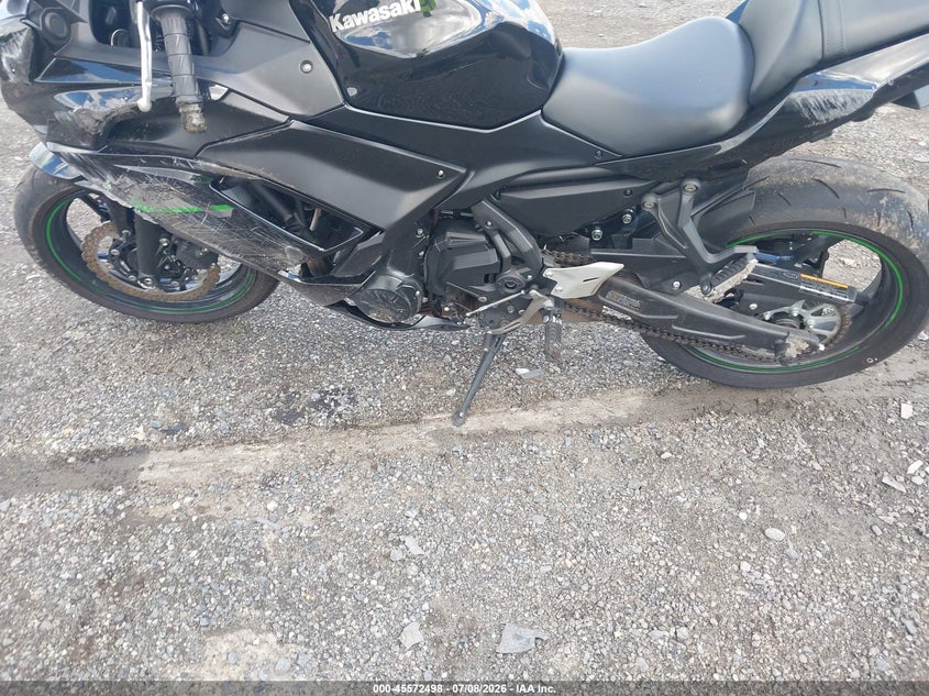 2025 Kawasaki Ex650 R VIN: ML5EXER16SDAF4093 Lot: 45572498