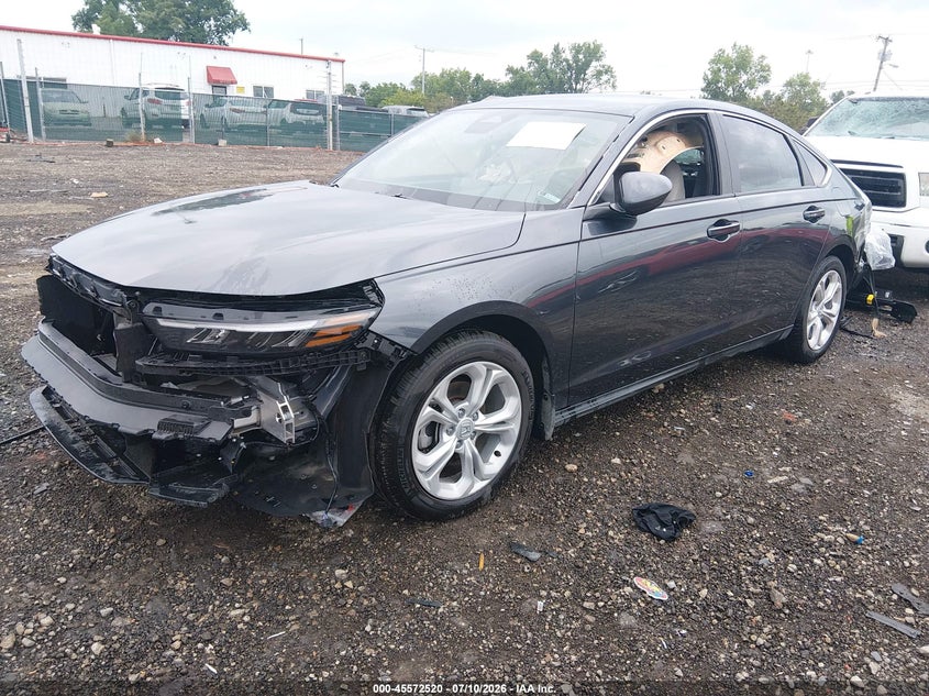 2025 Honda Accord Lx, Right Side, IAAI, VIN 1HGCY1F29SA087965 — photo 2