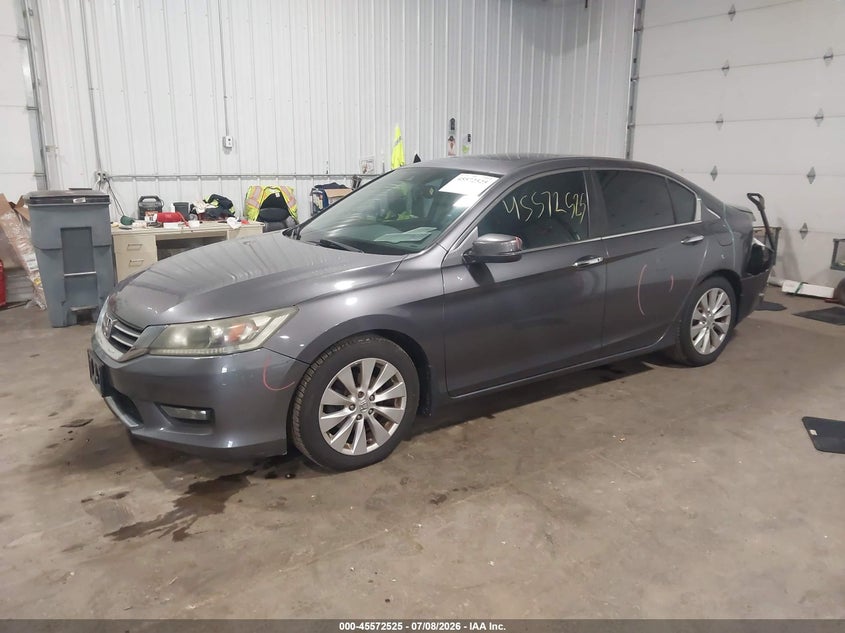 2014 Honda Accord, Left Rear, IAAI, VIN 1HGCR2F89EA113377 — photo 2