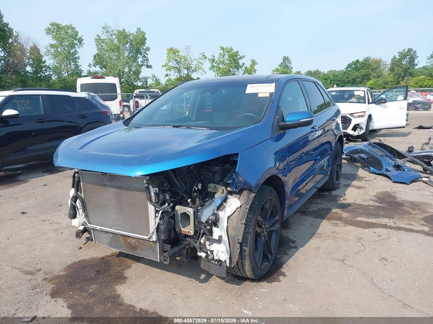Vin: 2fmpk4apxlba96357, lot: 46070858, ford edge st 20202