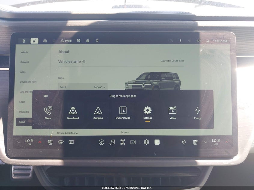 2024 Rivian R1S Adventure Dual Motor Large Pack/Adventure Dual Motor Perf Large Pack VIN: 7PDSGBBA3RN036201 Lot: 45572533