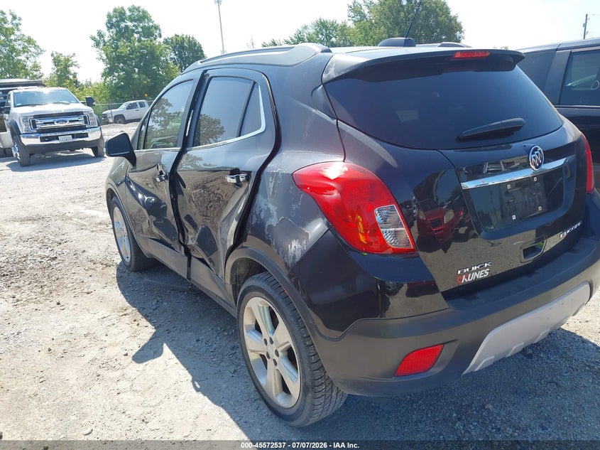 Vin: kl4cjasb6fb115787, lot: 46070866, buick encore 20153