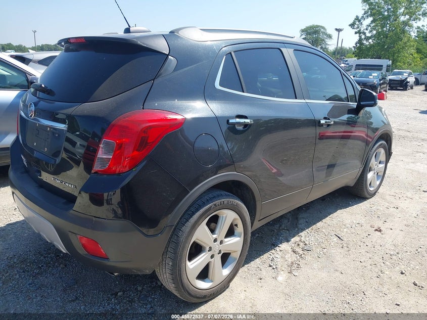 Vin: kl4cjasb6fb115787, lot: 46070866, buick encore 20154