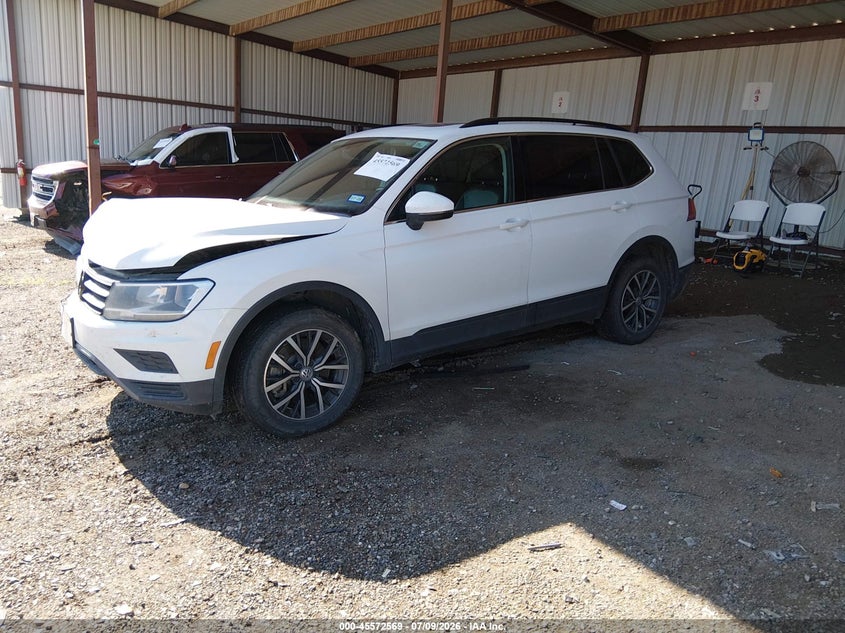 2019 Volkswagen Tiguan 2.0T Se/2.0T Sel/2.0T Sel R-Line/2.0T Sel R-Line Black, Удар спереди, IAAI, VIN 3VV2B7AX9KM169684 — фото 2
