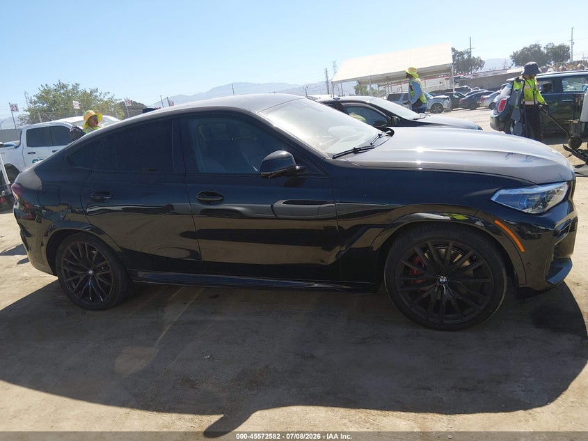 2022 BMW X6 xDrive40I VIN: 5UXCY6C06N9M42450 Lot: 45572582