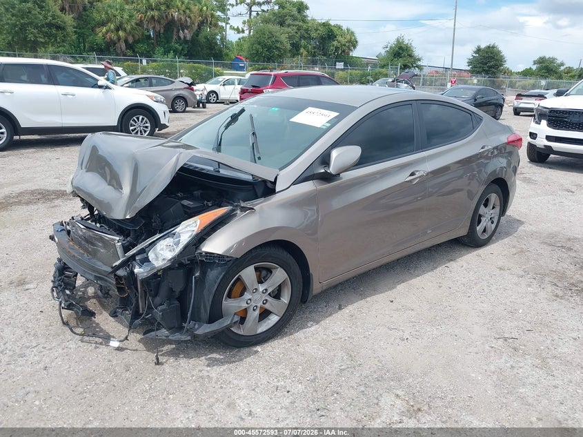 2012 Hyundai Elantra Gls 5NPDH4AE1CH136088 photo 1