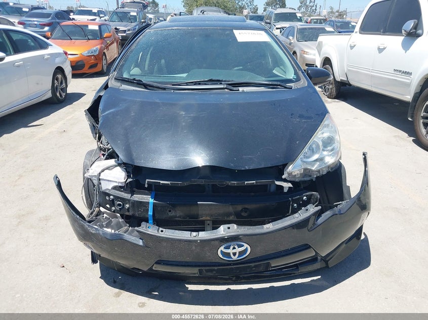 2012 Toyota Prius C Three VIN: JTDKDTB33C1016844 Lot: 45572626