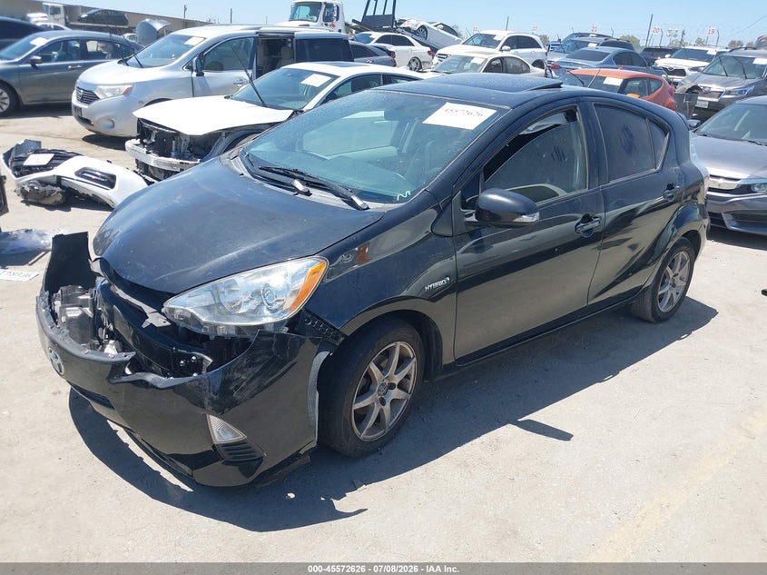2012 TOYOTA PRIUS C auction photo 2
