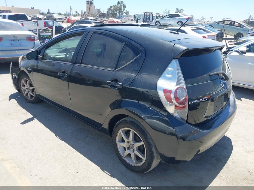 2012 TOYOTA PRIUS C auction photo 3