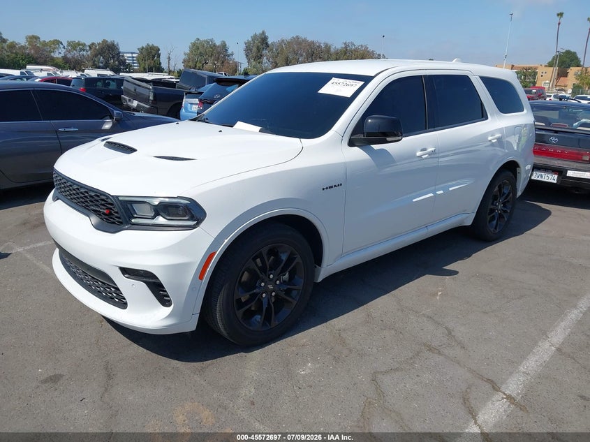 Vin: 1c4sdhct7mc608829, lot: 46071026, dodge durango r/t rwd 20212