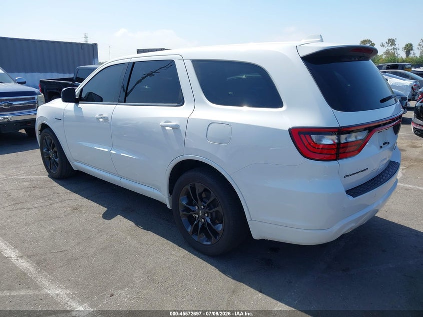Vin: 1c4sdhct7mc608829, lot: 46071026, dodge durango r/t rwd 20213