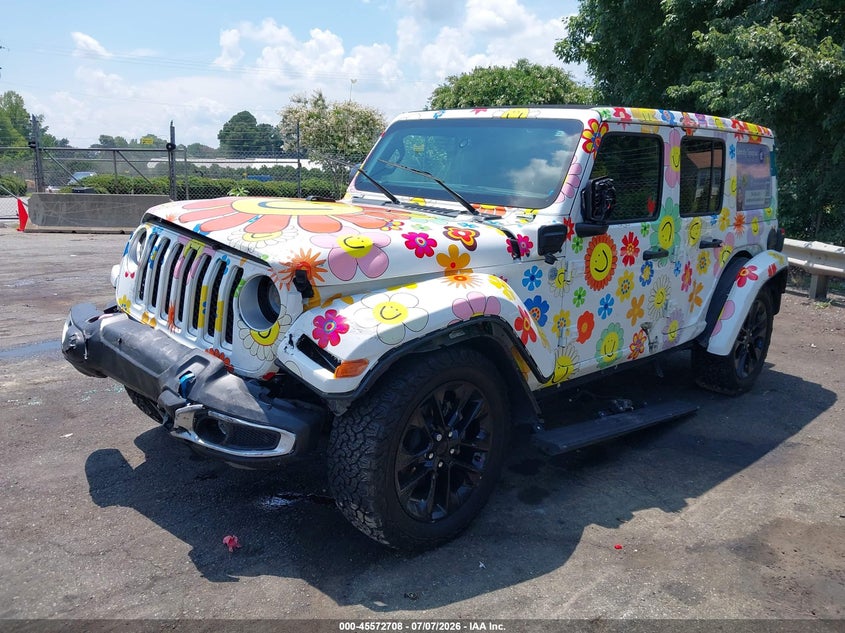 2023 Jeep Wrangler 4Xe Sahara 4X4 VIN: 1C4JJXP69PW553323 Lot: 45572708