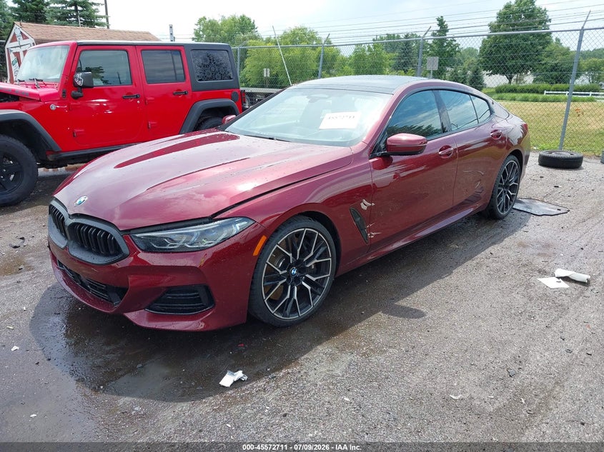 Vin: wbagv4c07pcl62349, lot: 46071040, bmw 840 gran coupe i xdrive 20232