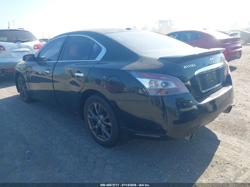 Vin: 1n4aa5ap0bc809144, lot: 46071046, nissan maxima 3.5 sv 20113