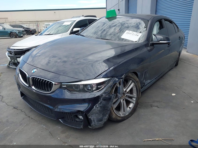 Vin: wba4j7c57jbh15569, lot: 46071049, bmw 440i gran coupe xdrive 20182