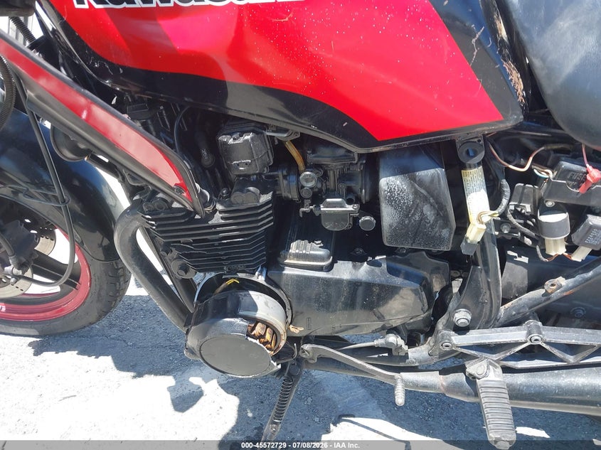 1985 Kawasaki Zx550 VIN: JKAZXFA14FA011187 Lot: 45572729
