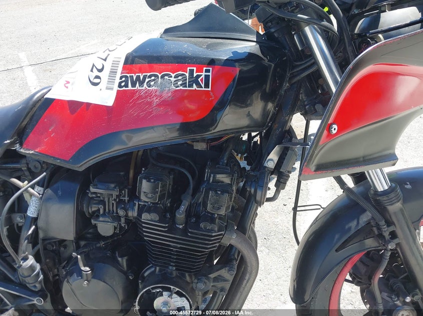 1985 Kawasaki Zx550 VIN: JKAZXFA14FA011187 Lot: 45572729
