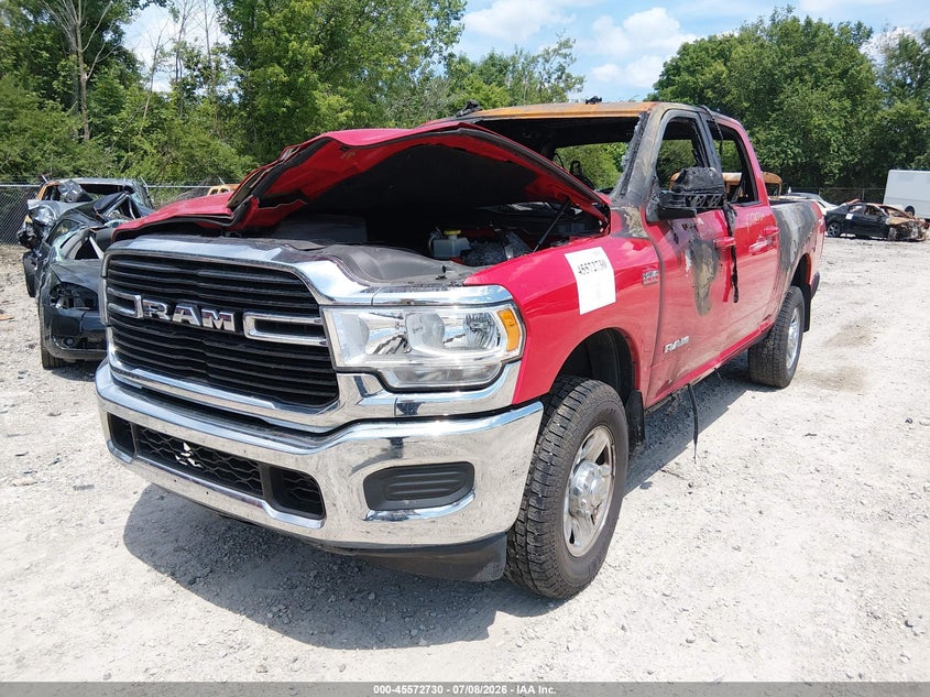 Vin: 3c6ur5dj8lg141378, lot: 46071059, ram 2500 big horn  4x4 6'4 box 20202