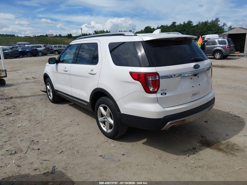 Vin: 1fm5k8d88hge40268, lot: 46071086, ford explorer xlt 20173