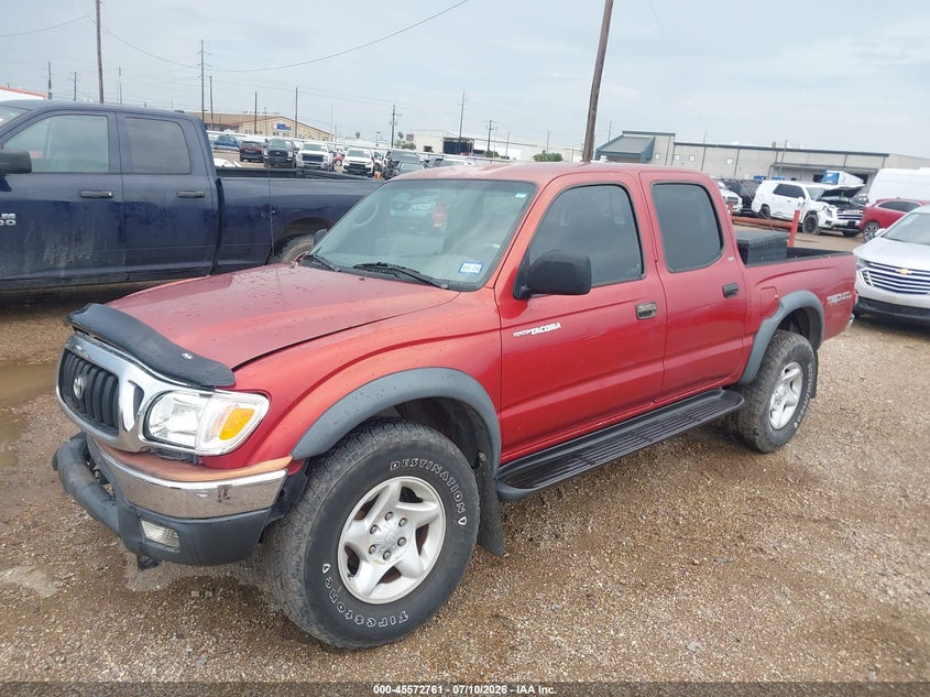2004 Toyota Tacoma Base V6, Front End, IAAI, VIN 5TEHN72N24Z362830 — photo 2