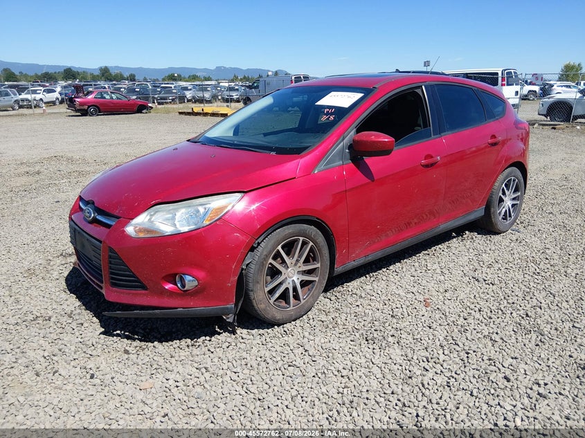 Vin: 1fahp3k27cl468797, lot: 46071091, ford focus se 20122