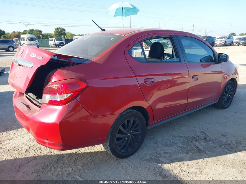 2020 Mitsubishi Mirage G4 Le VIN: ML32F4FJ8LHF09067 Lot: 45572771
