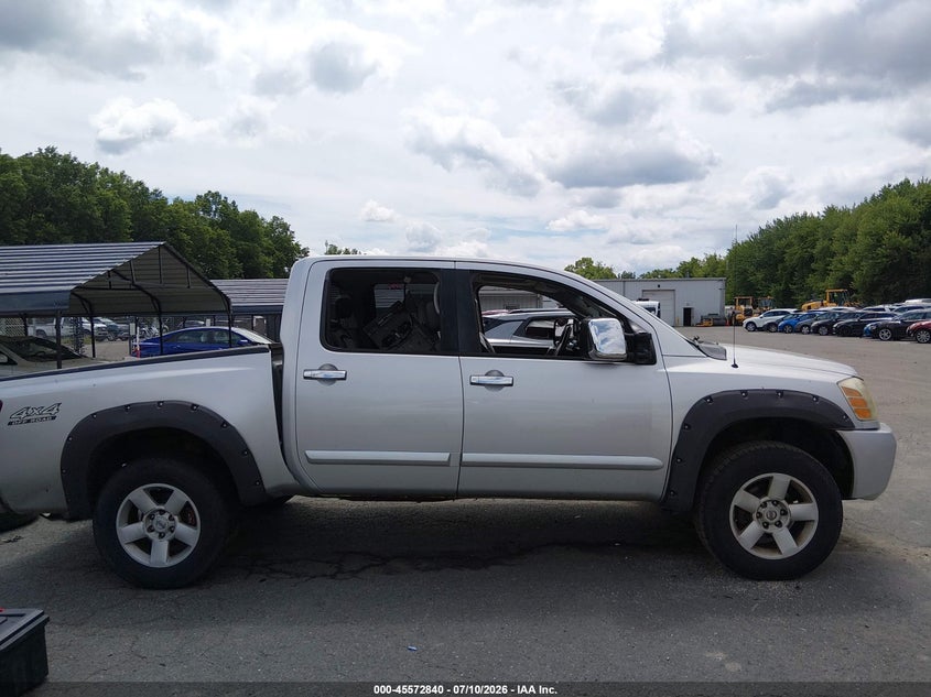 2004 Nissan Titan Le VIN: 1N6AA07BX4N523119 Lot: 45572840