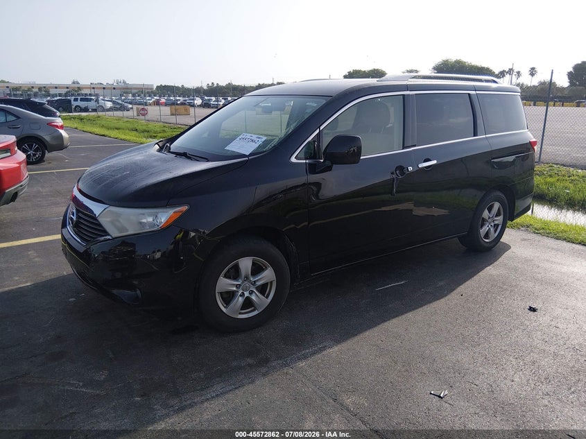 Vin: jn8ae2kp4h9169896, lot: 46071191, nissan quest sv 20172