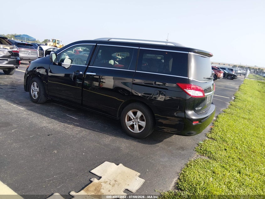 Vin: jn8ae2kp4h9169896, lot: 46071191, nissan quest sv 20173