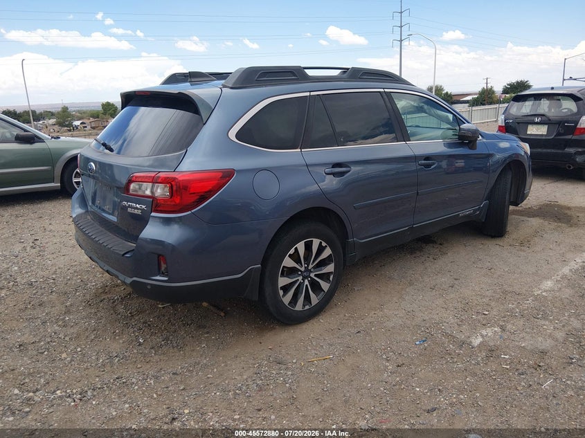 Vin: 4s4bsancxh3344131, lot: 46071208, subaru outback 2.5i limited 20174