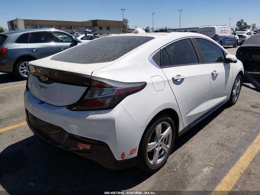 Vin: 1g1rc6s52hu178015, lot: 46071225, chevrolet volt lt 20174