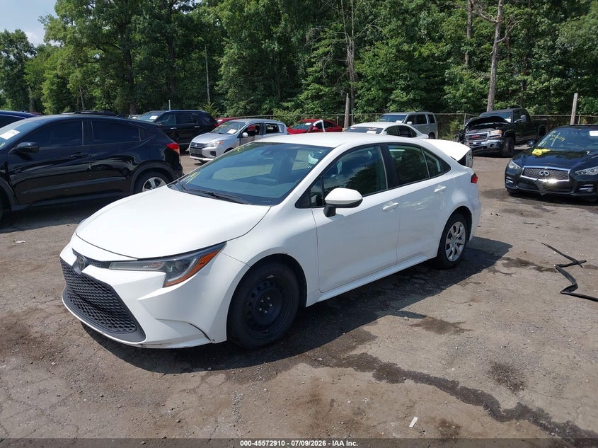 2021 Toyota Corolla, Rear, IAAI, VIN 5YFEPMAE3MP246412 — photo 2