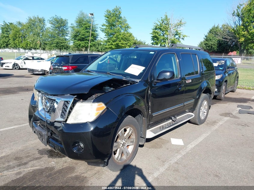 2011 Nissan Pathfinder, Front End, IAAI, VIN 5N1AR1NB8BC617606 — photo 2