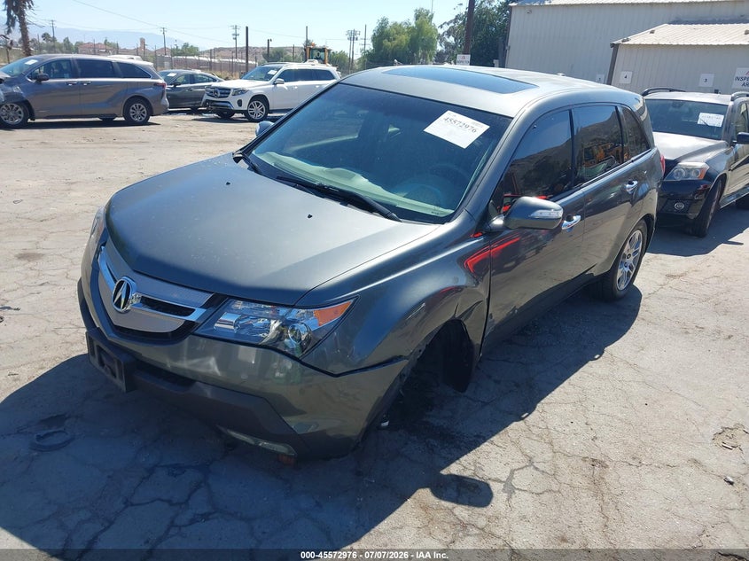 2008 Acura MDX, Пошкодження КПП, IAAI, VIN 2HNYD282X8H518854 — фото 2