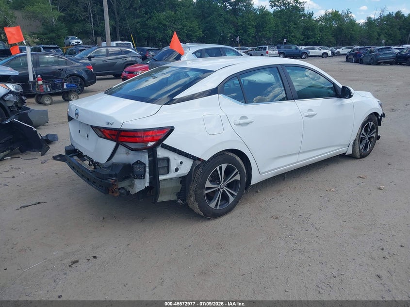 NISSAN SENTRA 2021 VIN 3N1AB8CV5MY262504