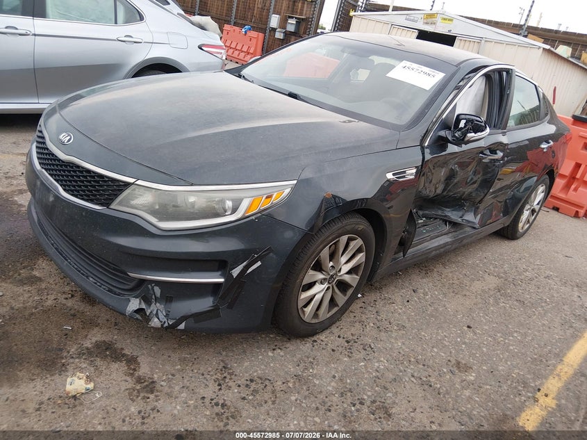 Vin: 5xxgt4l30gg068908, lot: 46071314, kia optima lx 20162