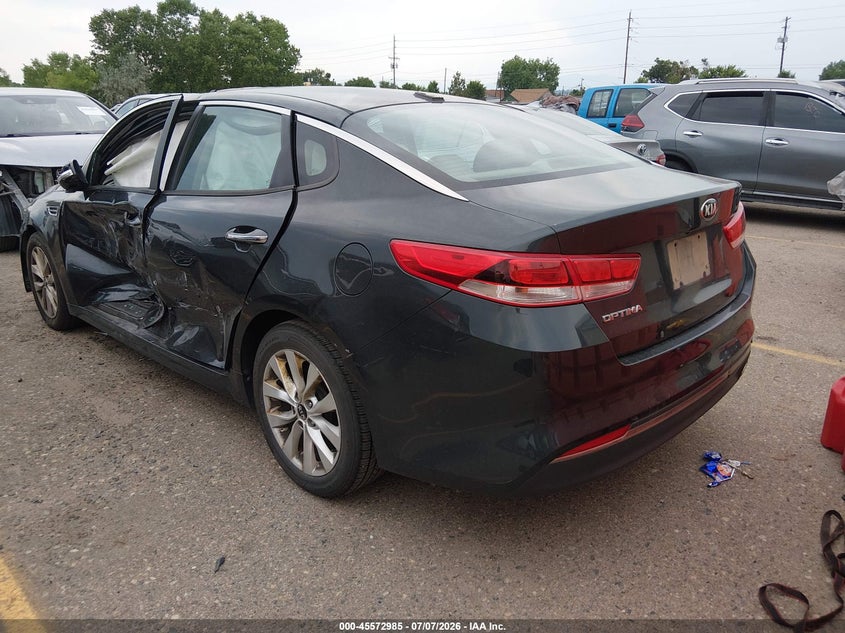 Vin: 5xxgt4l30gg068908, lot: 46071314, kia optima lx 20163