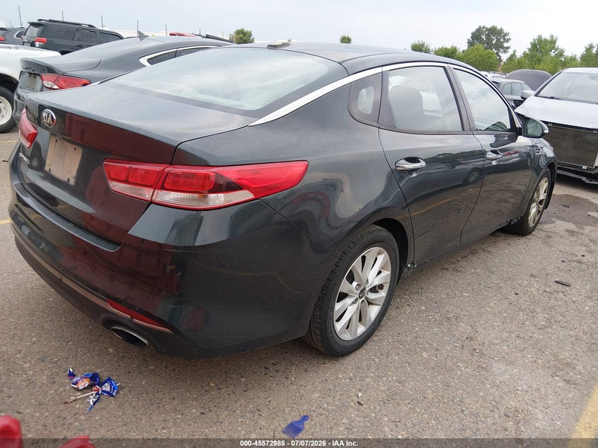 Vin: 5xxgt4l30gg068908, lot: 46071314, kia optima lx 20164