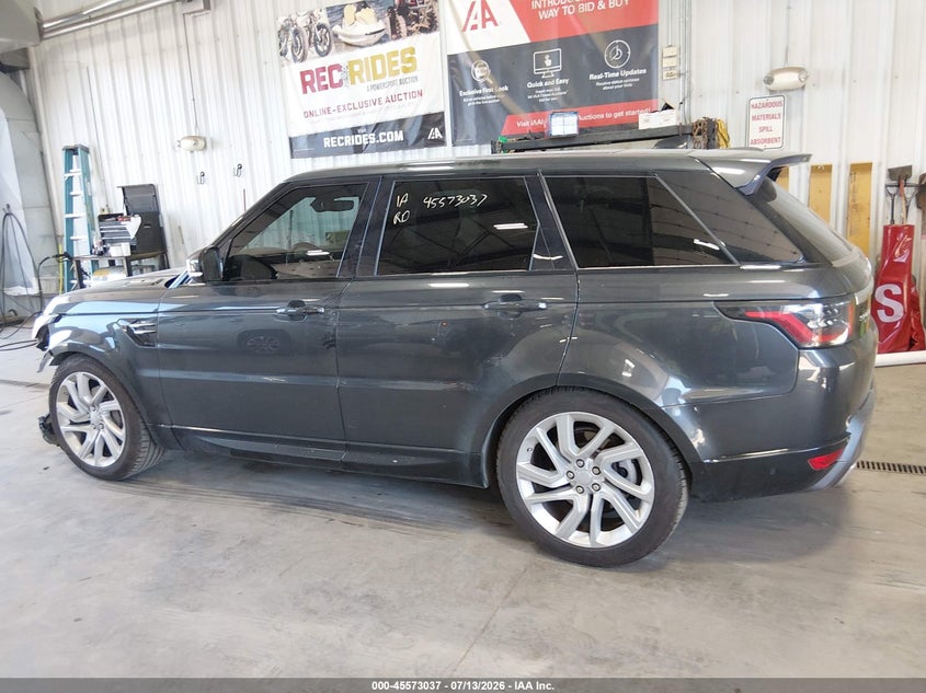 2019 Land Rover Range Rover Sport Hse VIN: SALWR2RV7KA419110 Lot: 45573037