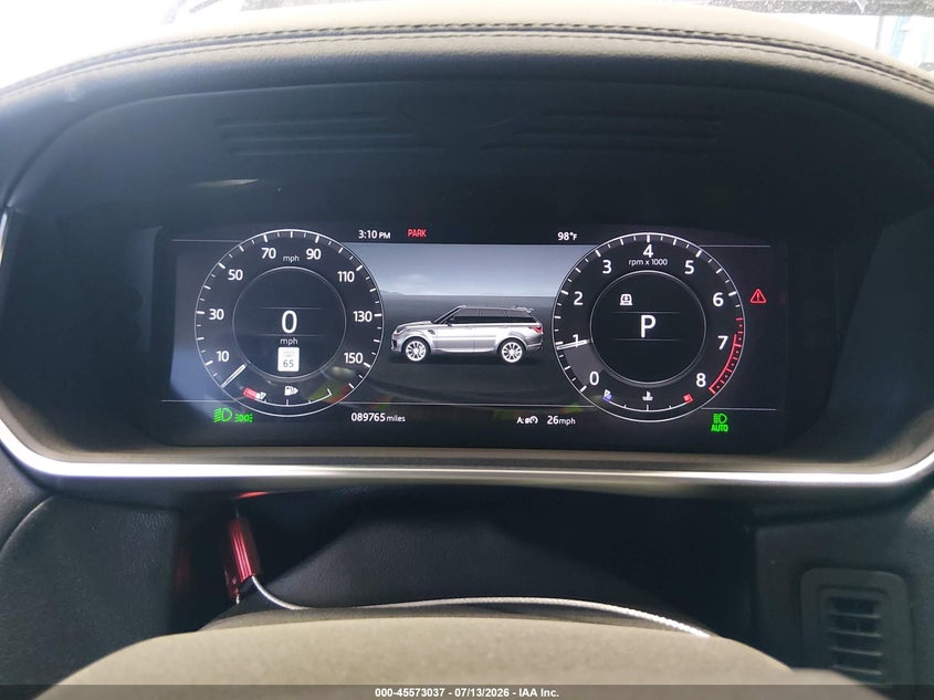 2019 Land Rover Range Rover Sport Hse VIN: SALWR2RV7KA419110 Lot: 45573037