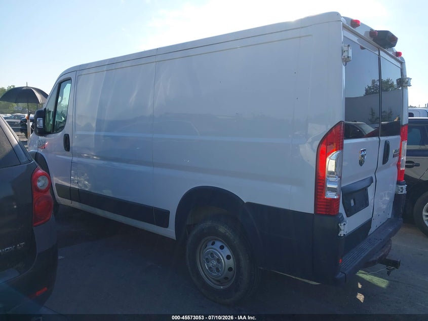 Vin: 3c6trvag3le138405, lot: 46071382, ram promaster 1500 low roof 136 wb 20203