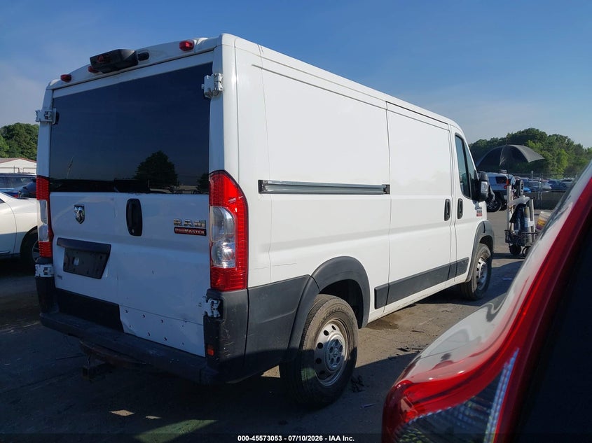Vin: 3c6trvag3le138405, lot: 46071382, ram promaster 1500 low roof 136 wb 20204
