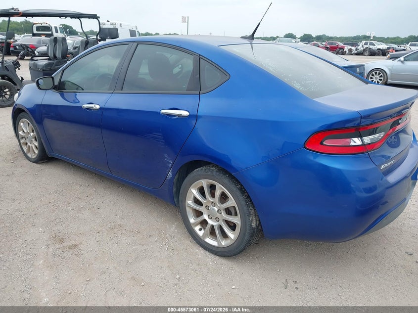 Vin: 1c3cdfcb0ed695893, lot: 46071390, dodge dart limited 20143