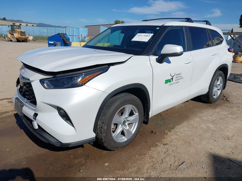Vin: 5tdkdrbh9ps520810, lot: 46071413, toyota highlander le 20232