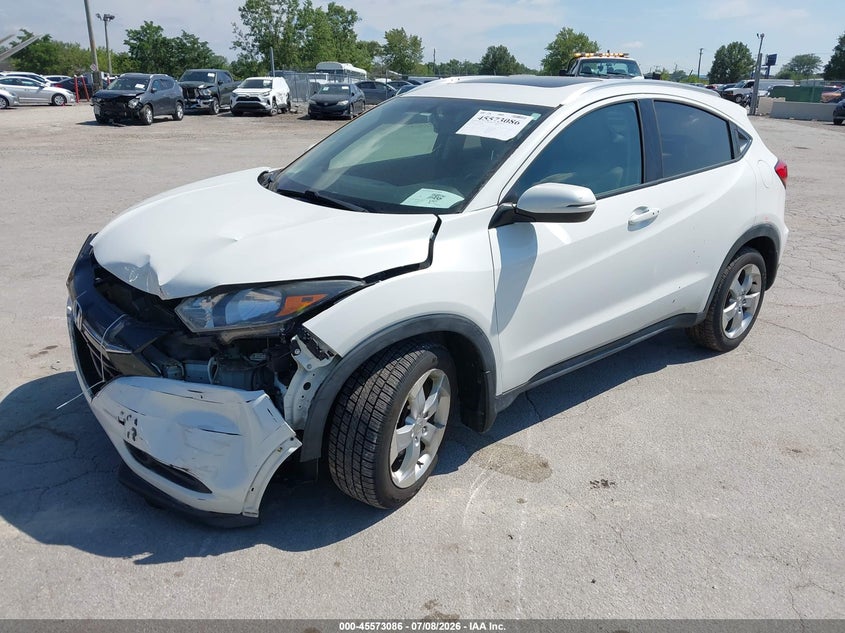2016 Honda HR-V, Удар спереду, IAAI, VIN 3CZRU6H72GM701012 — фото 2