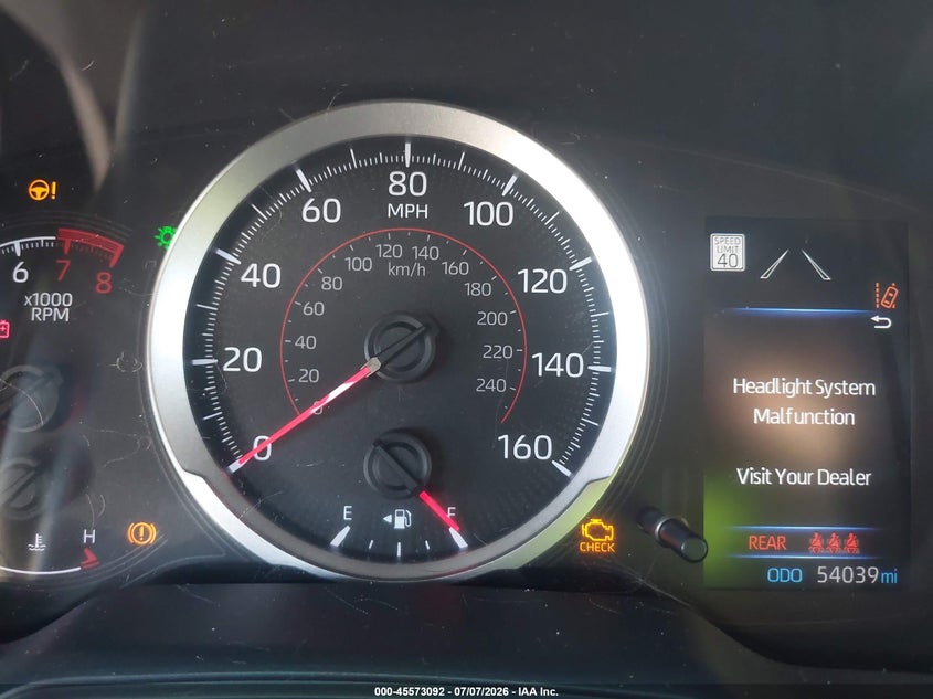 2020 TOYOTA COROLLA auction photo 7