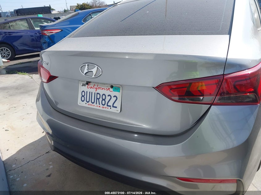 2021 Hyundai Accent Sel VIN: 3KPC24A67ME134454 Lot: 45573100
