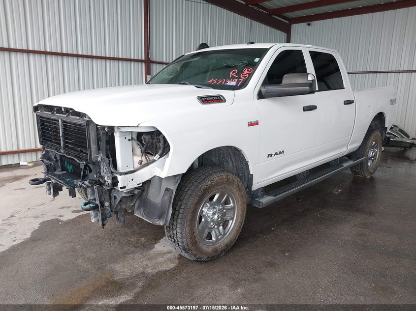 Vin: 3c6ur5cj3kg634823, lot: 46071526, ram 2500 tradesman  4x4 6'4 box 20192