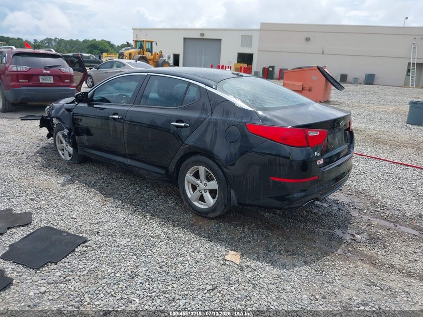 Vin: 5xxgm4a70fg391552, lot: 46071548, kia optima lx 20153